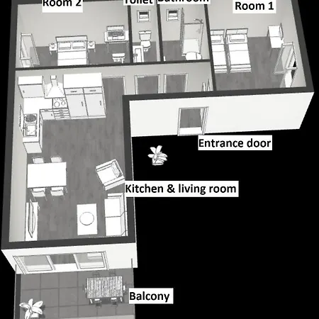 Apartment Alan 3 *